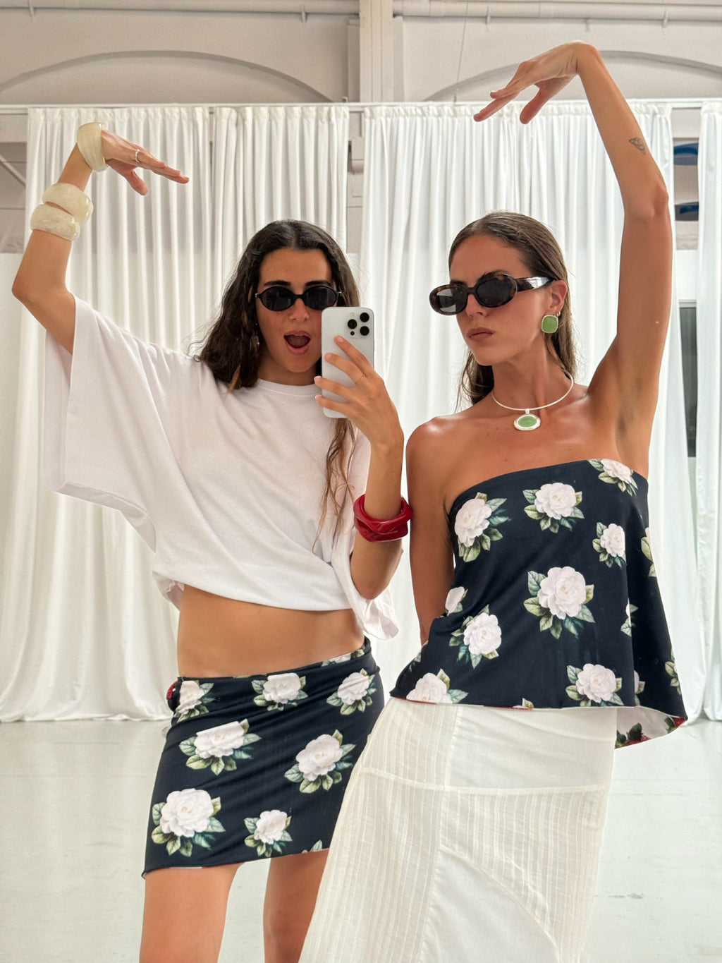 Top/Falda Tango reversible
