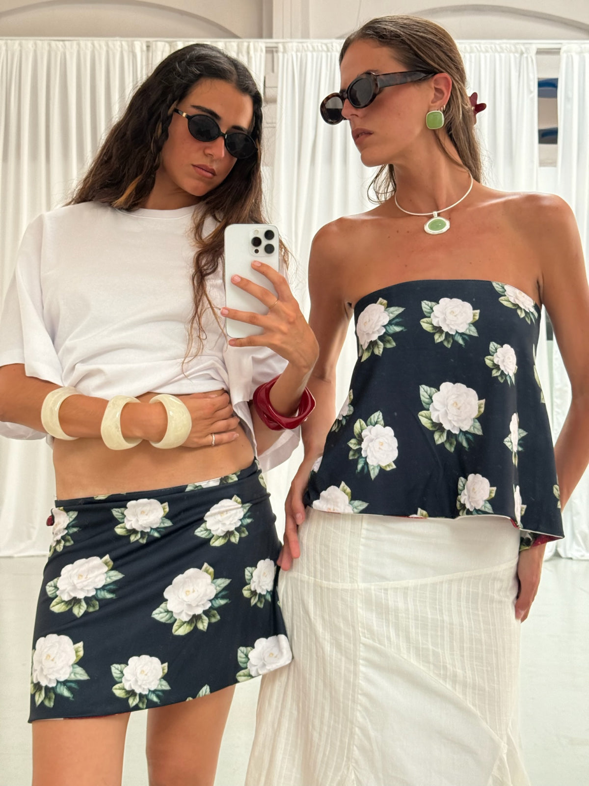 Top/Falda Tango reversible