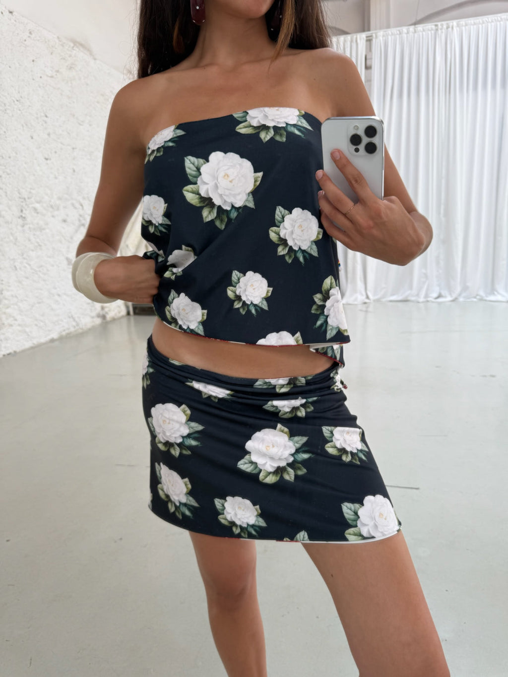 Top/Falda Tango reversible