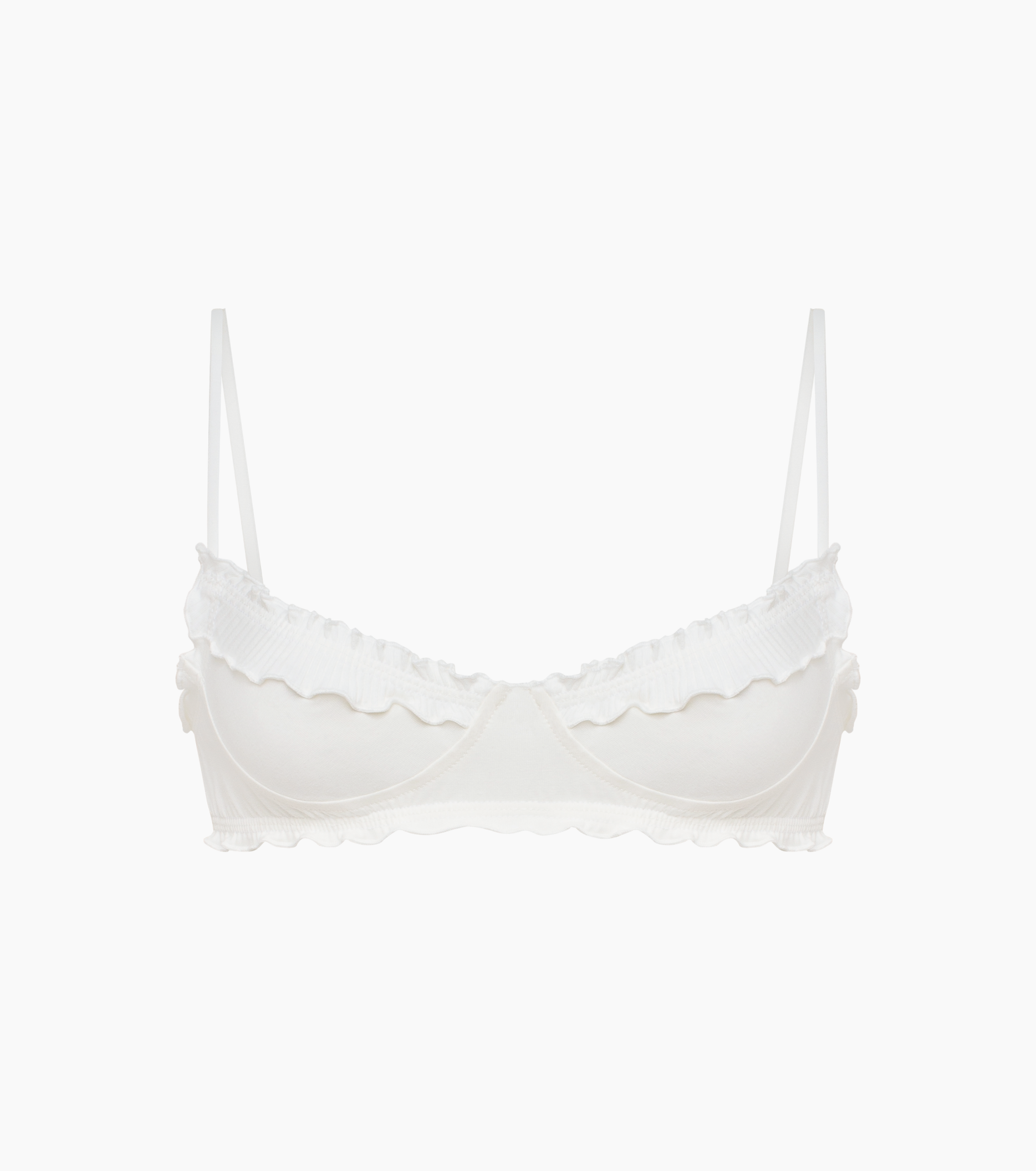Bralette Ondulée En Blanc