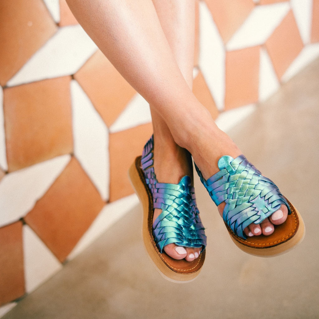 Sandalias Frida - Sirena Azul