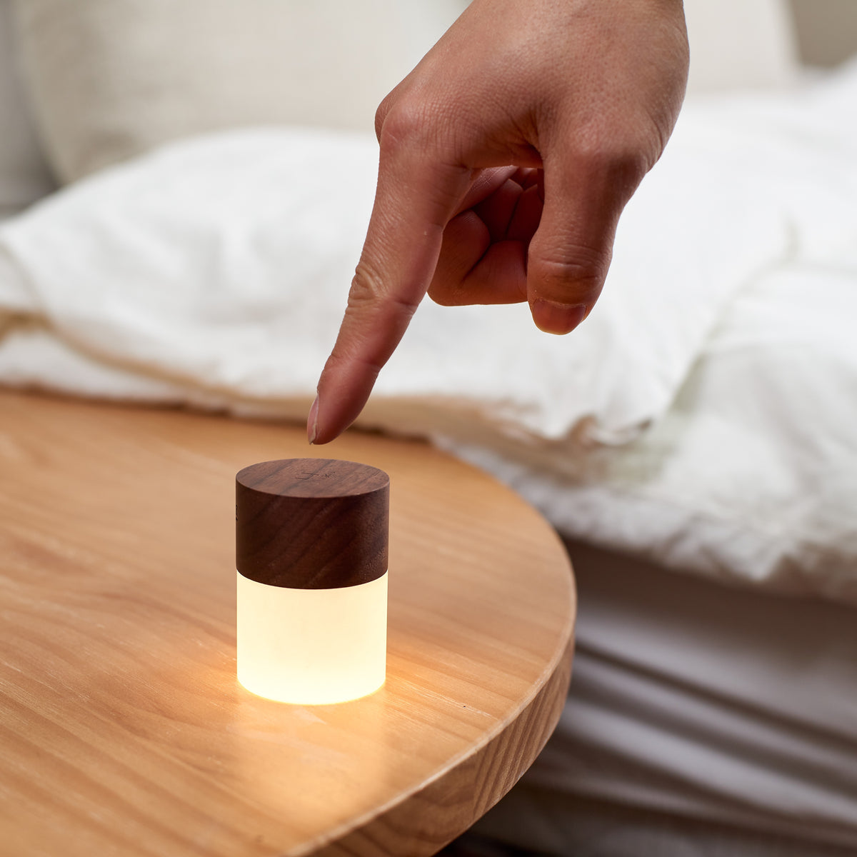 Lampe Lemelia - Noyer - 2 Tailles
