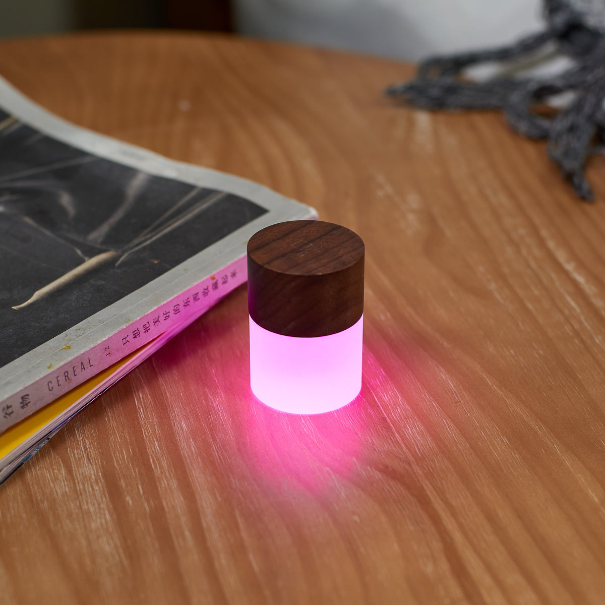 Lampe Lemelia - Noyer - 2 Tailles