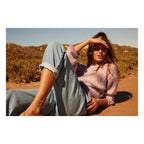 Alma Deia - Pull Ajouré Mohair - Violet - Femme