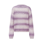 Alma Deia - Pull Ajouré Mohair - Violet - Femme