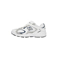 Junior New Balance G408 Trainers - White, Grey, Navy