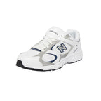 Junior New Balance G408 Trainers - White, Grey, Navy