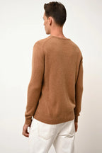 4-Ply Round Neck Jumper - Gabin - Hazelnut