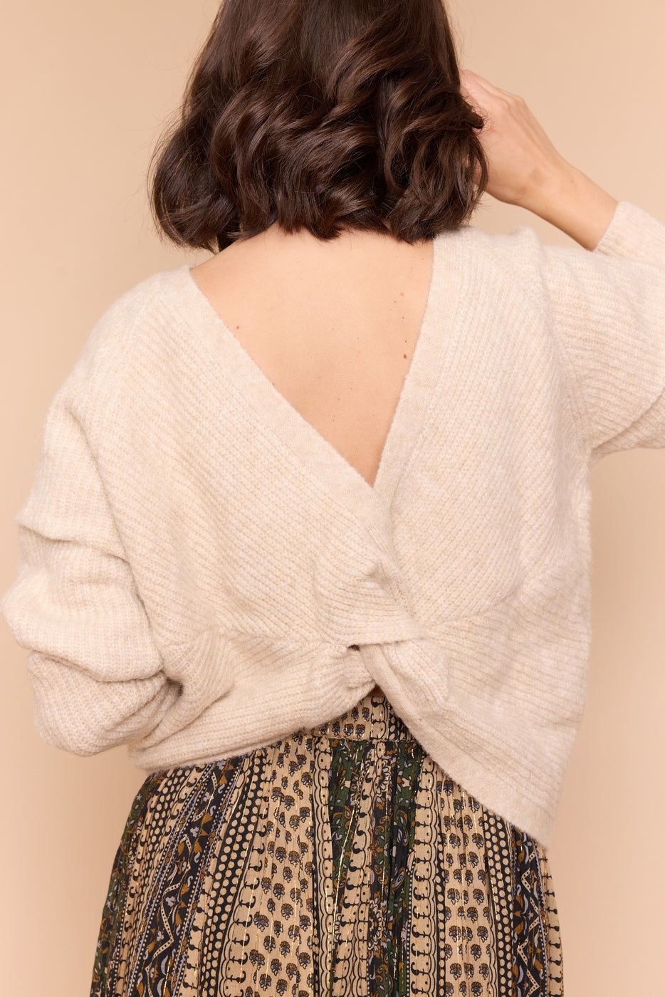 Pull Gaette - Ecru