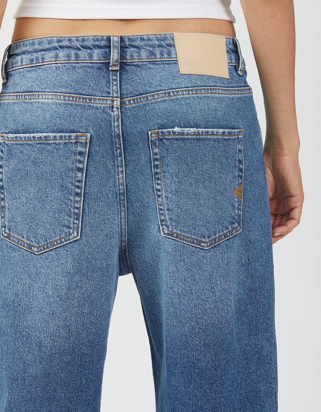 Jean Loose Straight Gaia - Dnm V-378 - Femme