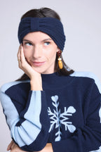 Gala Headband - Navy Blue - Women
