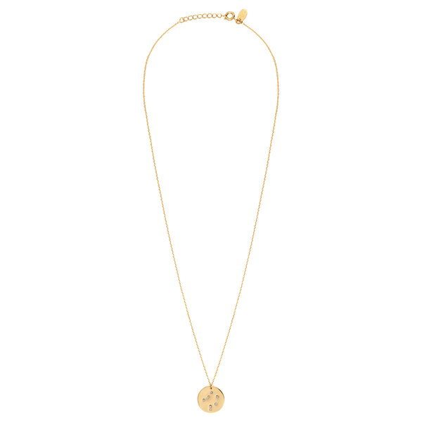 Golden Galaxy Libra Necklace