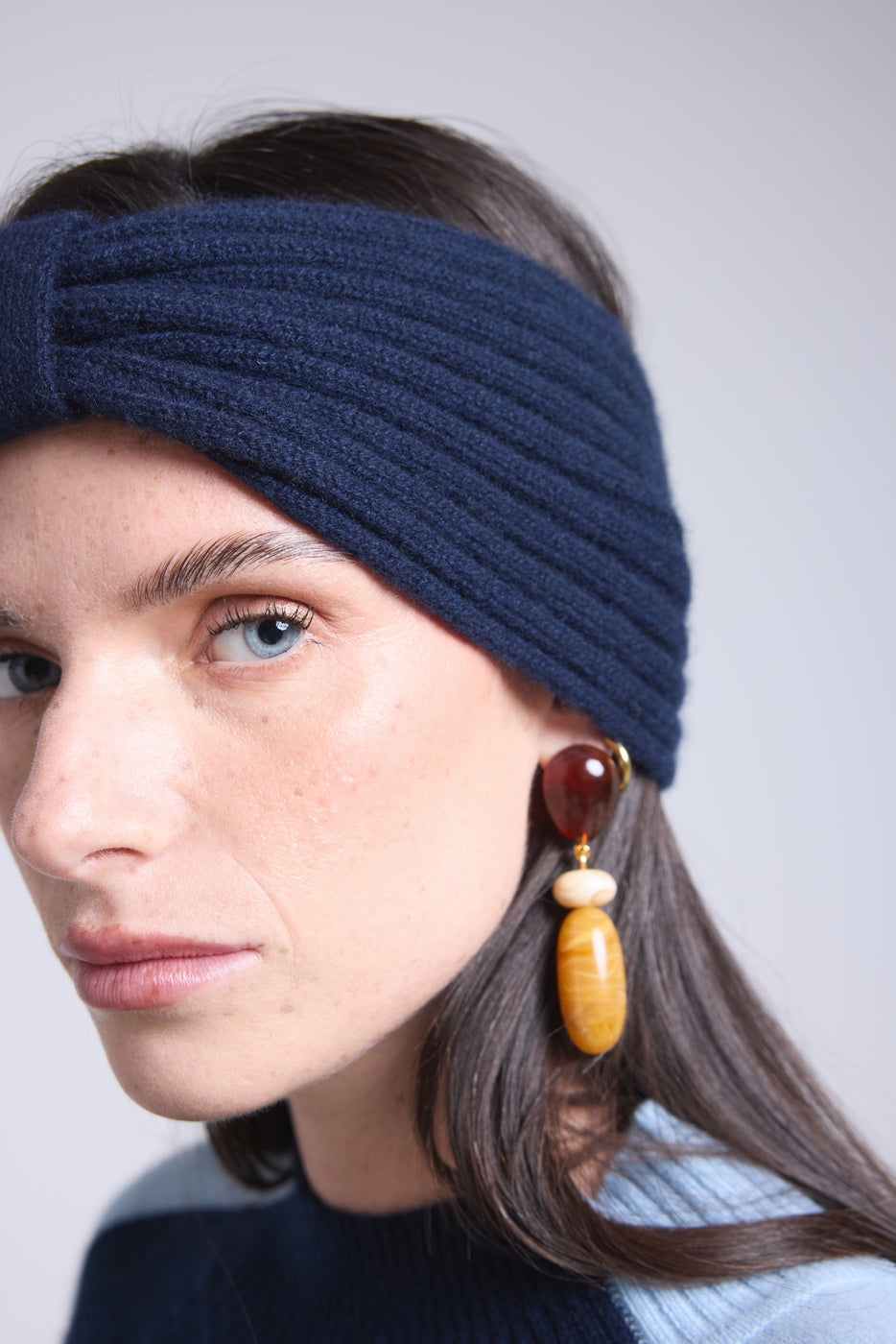 Gala Headband - Navy Blue - Women