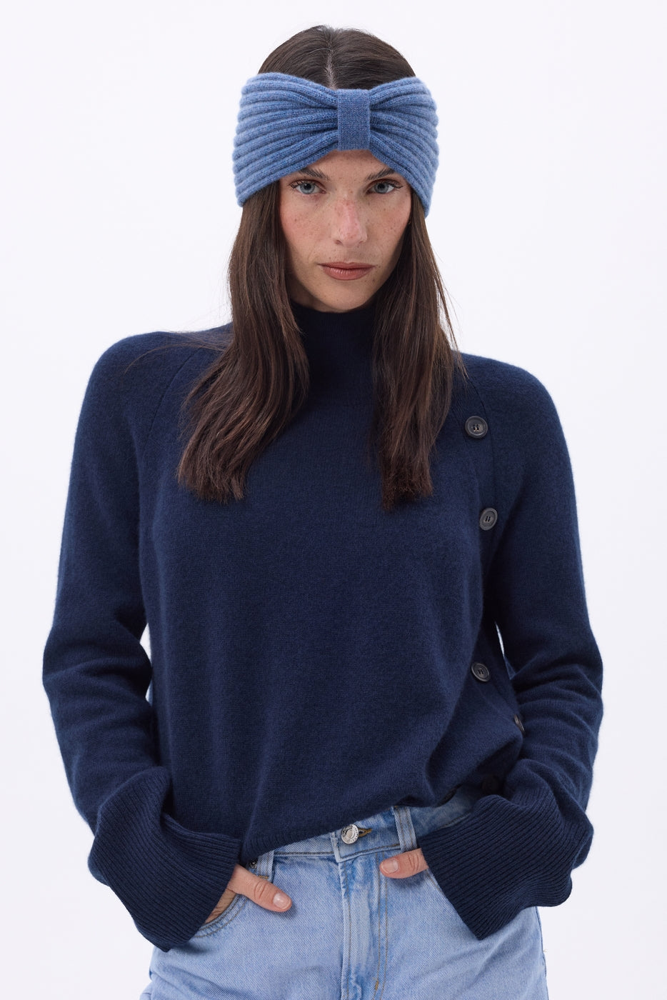 Bandeau Gala - Bleu Jean - Femme