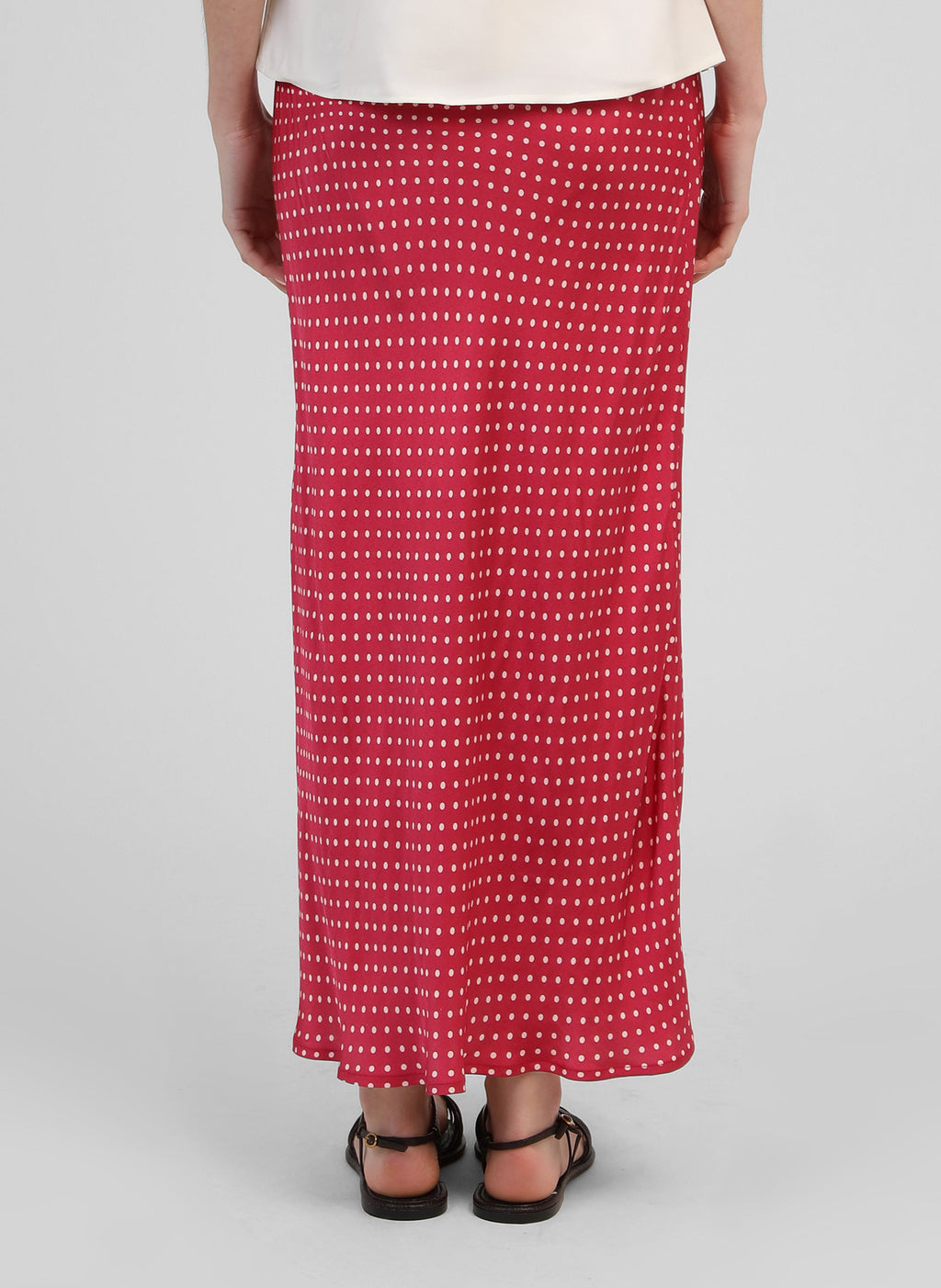 Jupe Midi Galice Doriva Framboise