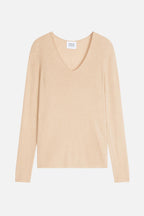V-Neck Jumper - Galise - Sable