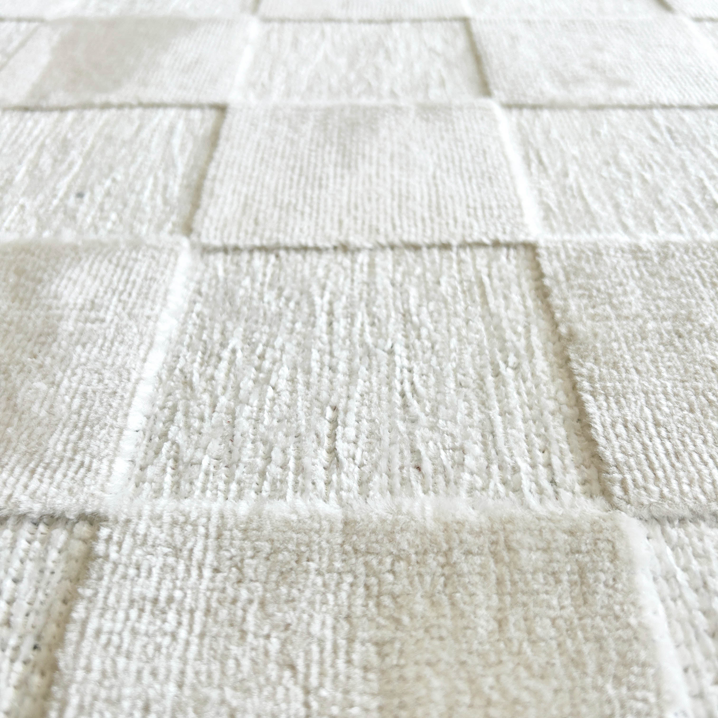 Jardín - Alfombra Interior - Polipropileno - Blanco