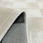 Jardín - Alfombra Interior - Polipropileno - Blanco