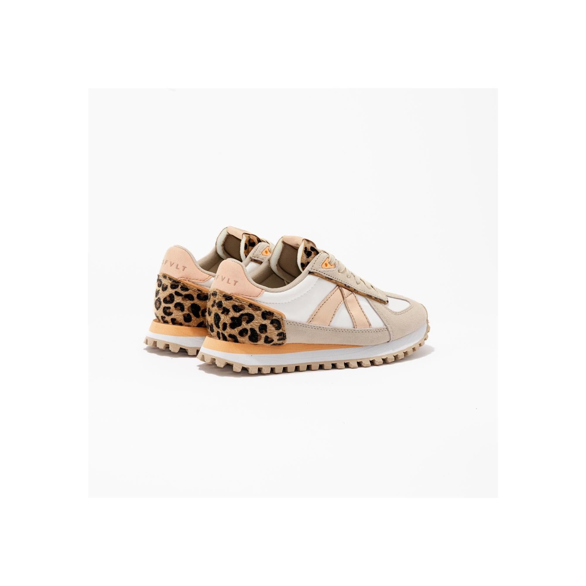 Sneakers Gate Beige-Peach-Leopard