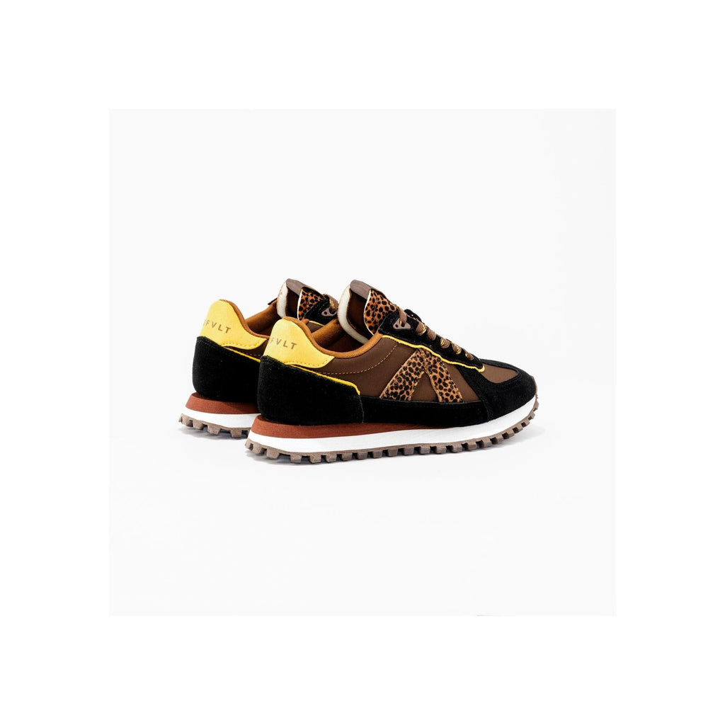 Zapatillas Gate Negro-Marrón-Safari