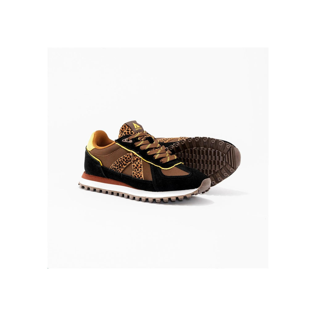 Zapatillas Gate Negro-Marrón-Safari