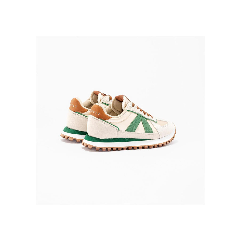 Gate Turtle Sneakers-Green-Cognac