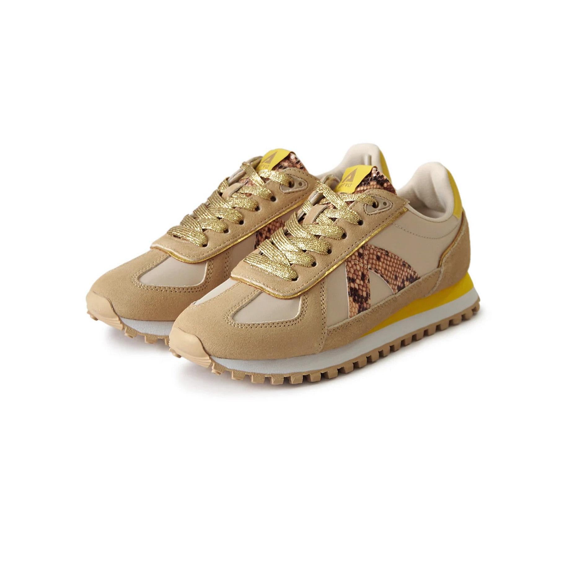 Sneakers Gate - Tan/Snake/Yellow