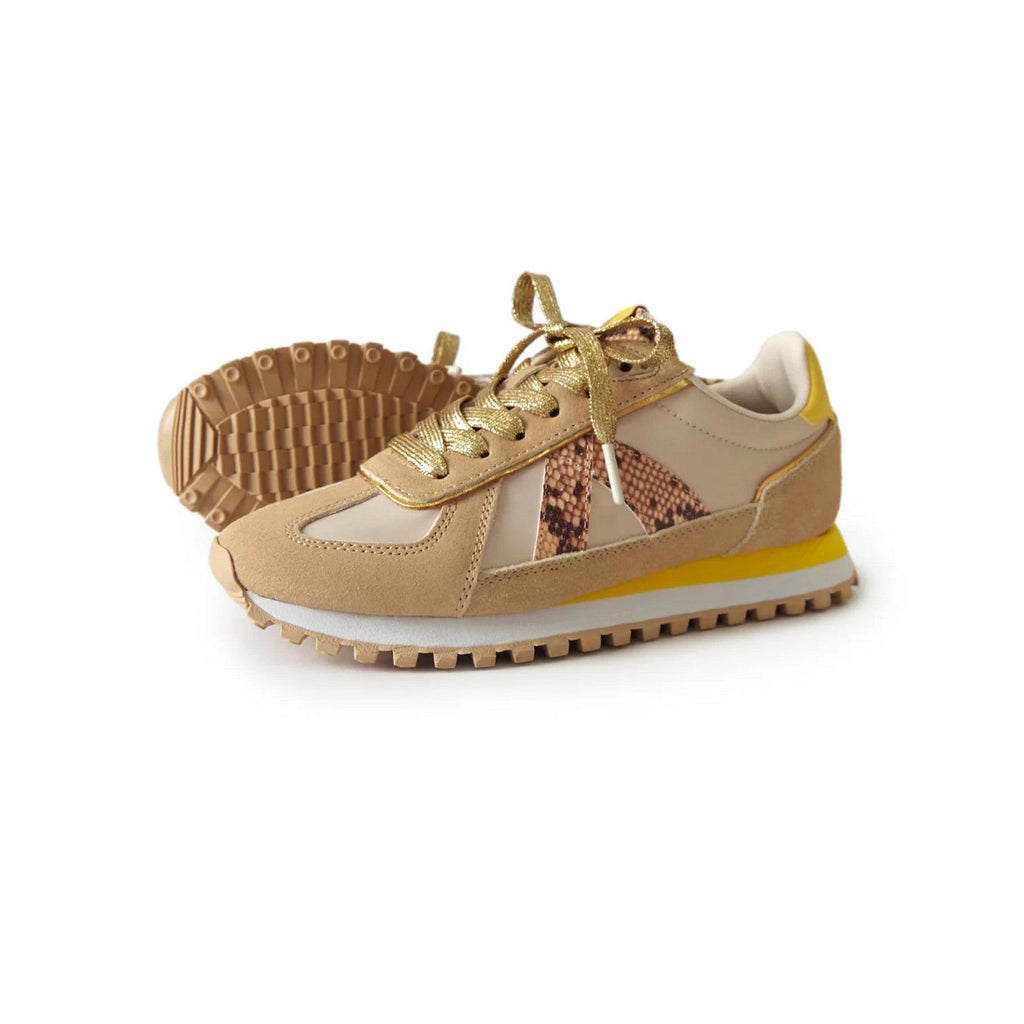 Sneakers Gate - Tan/Snake/Yellow