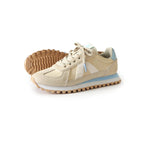 Sneakers Gate - Off White/Beige Pony Hair/Blue