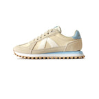 Sneakers Gate - Off White/Beige Pony Hair/Blue