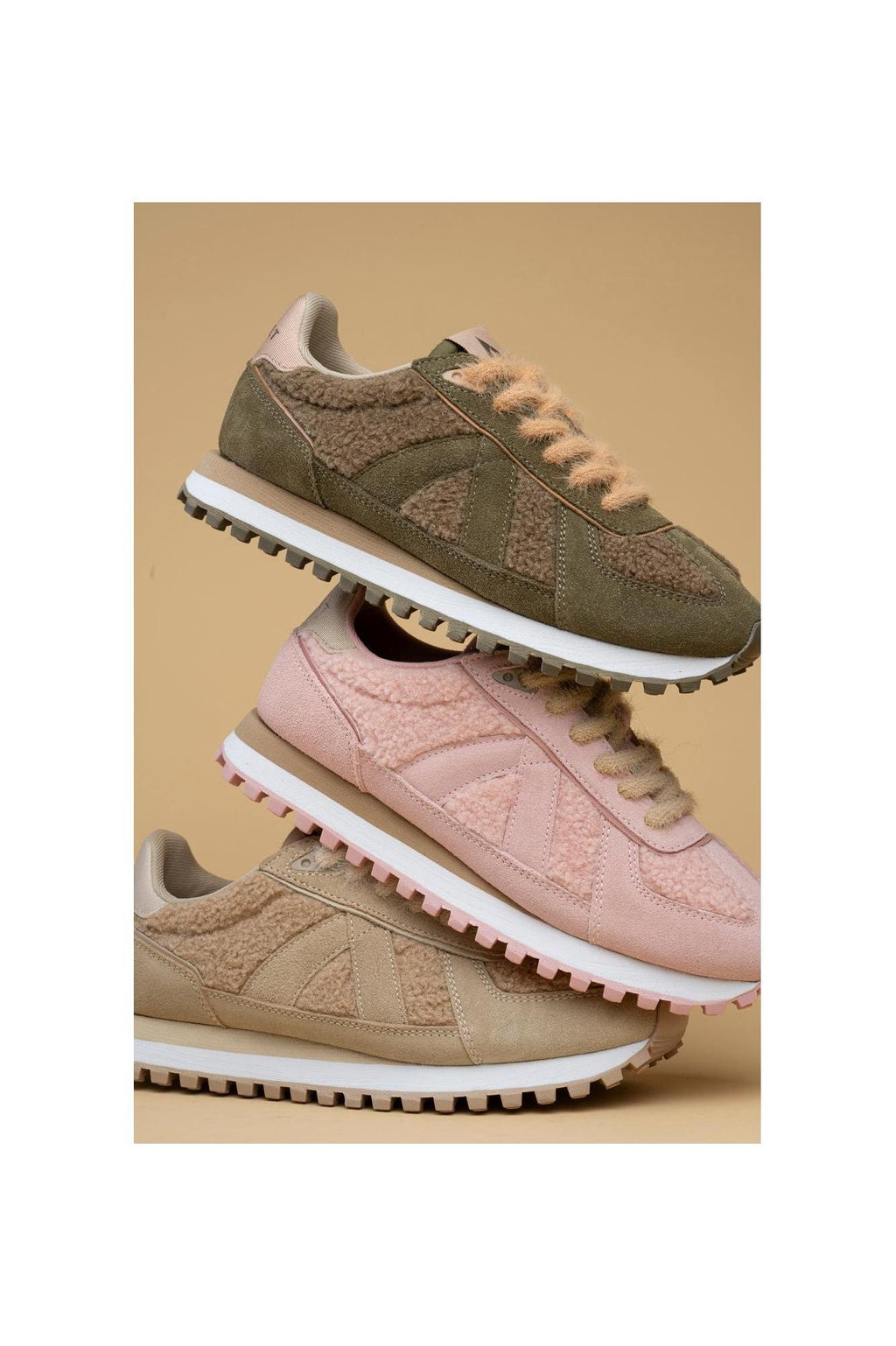 Gate Army-Tan-Sherpa Sneakers