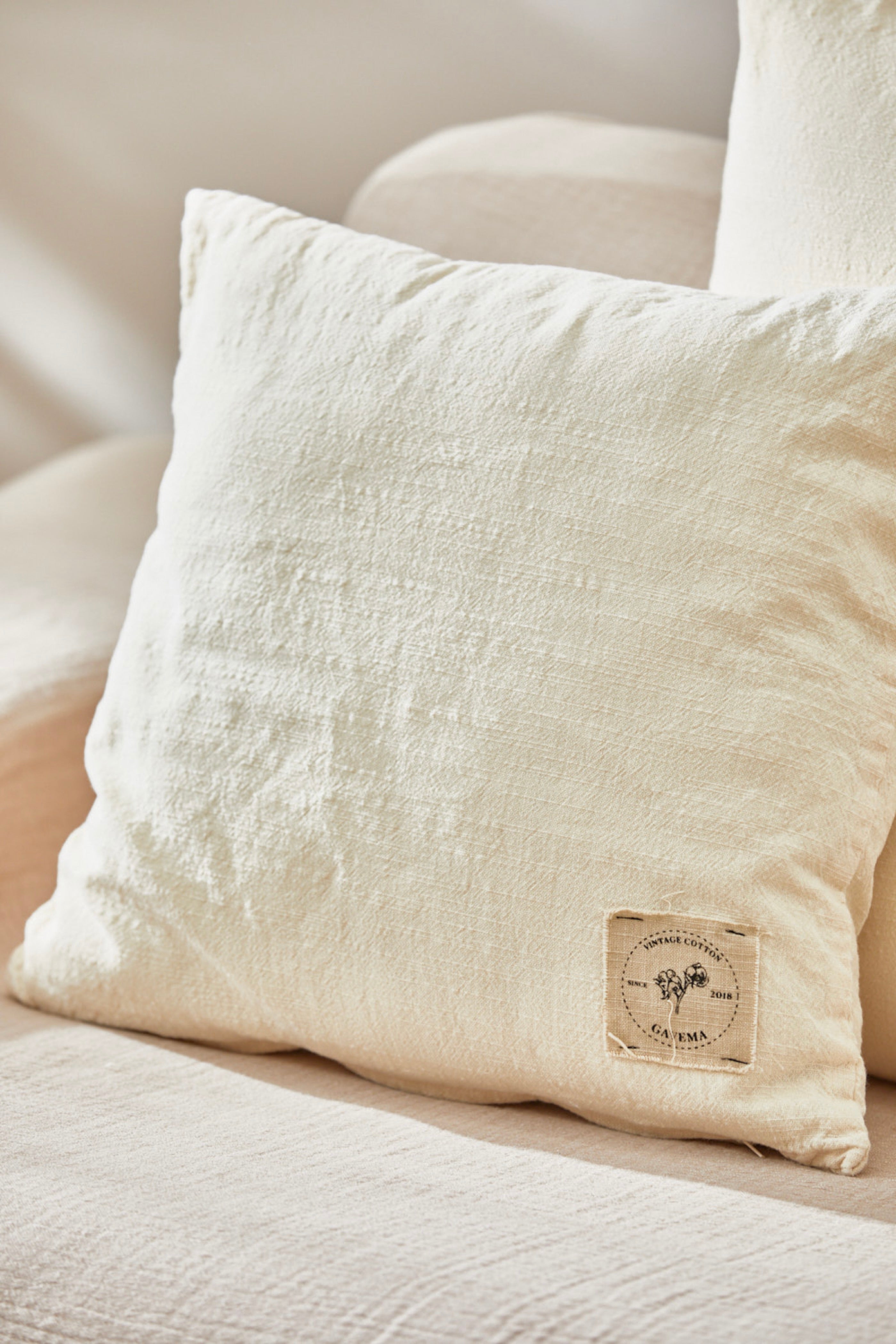 Housse De Coussin Gavema - Écru