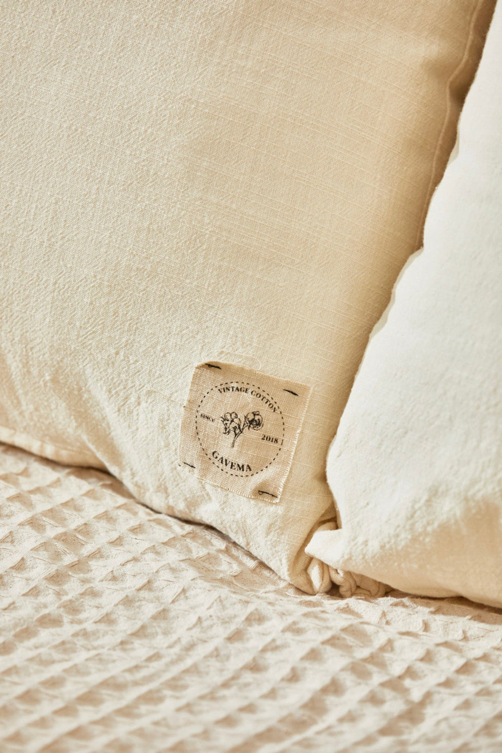 Housse De Coussin Gavema - Écru