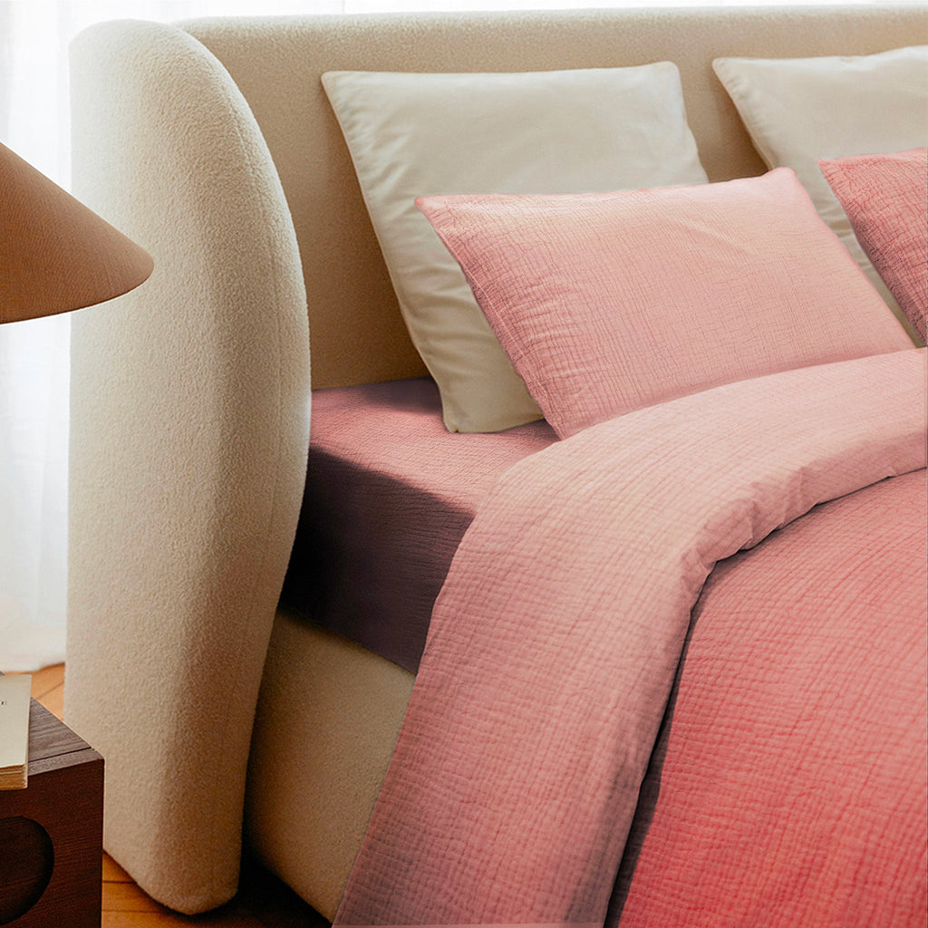 Cotton Gauze Fitted Sheet - 5 Colours to Choose From