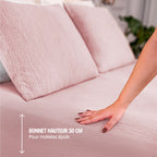Cotton Gauze Fitted Sheet - 5 Colours to Choose From
