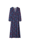 Robe Longue Geraldine Marine