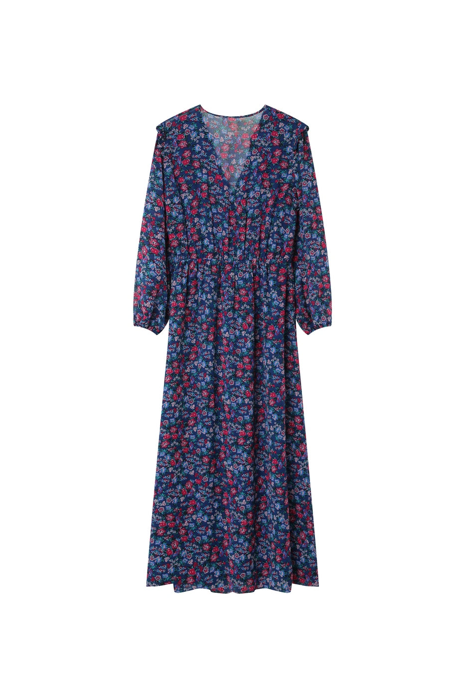 Robe Longue Geraldine Marine