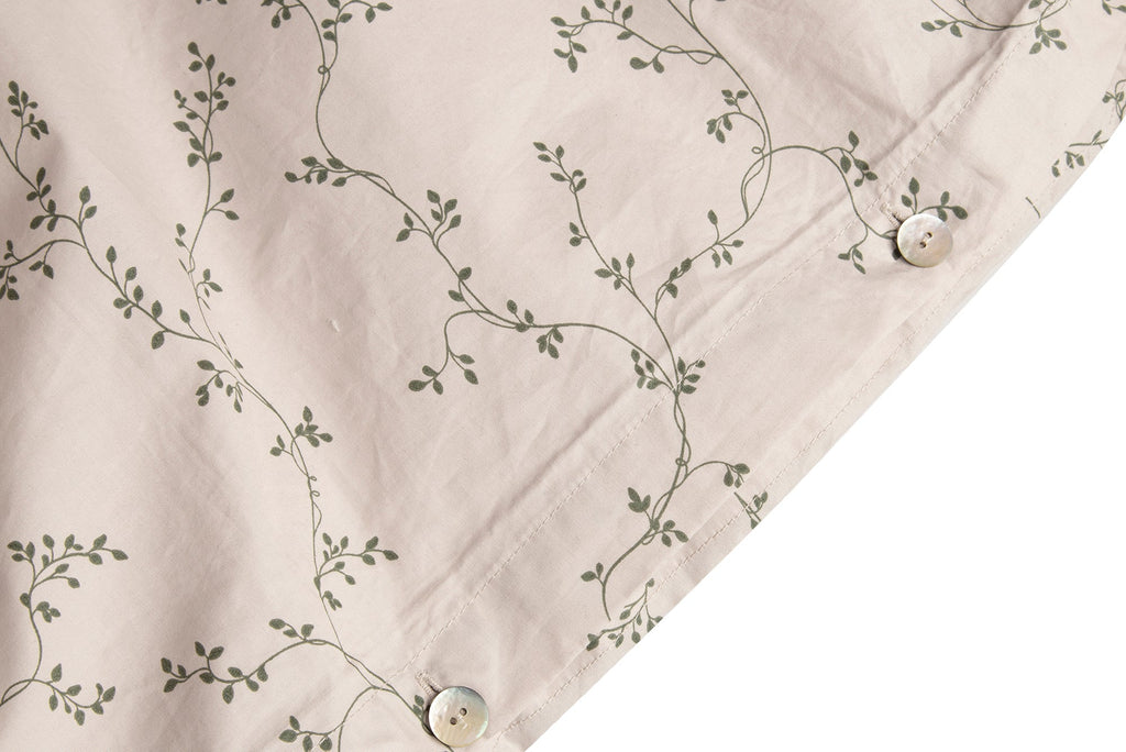 Juego de cama para bebé de percal - Botanical