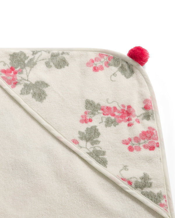Serviette À Capuche En Éponge - Rose Raisin