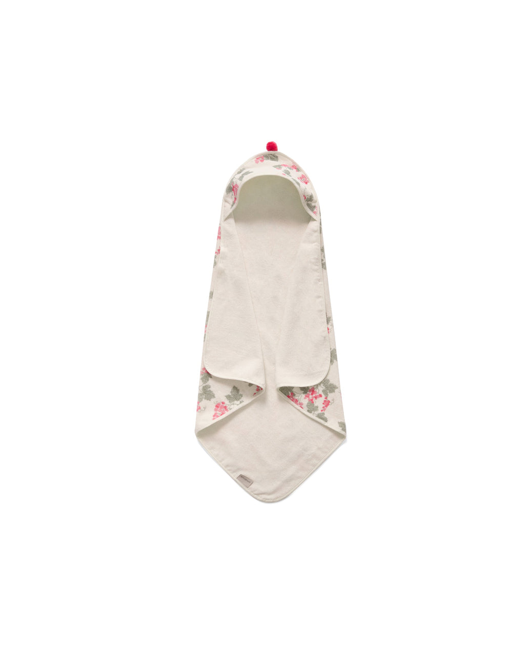Serviette À Capuche En Éponge - Rose Raisin