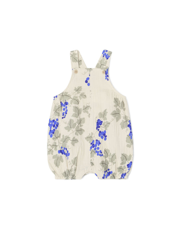 Salopette En Mousseline - Bleu Raisin