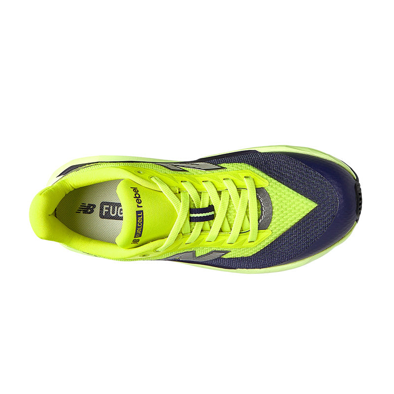 New Balance Fuelcell Rebel V5 Zapatillas Mujer - Amarillo, Azul Marino