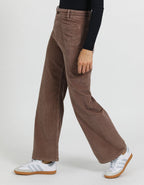 Pantalon Wide Gigi Velvet - Truffle - Femme