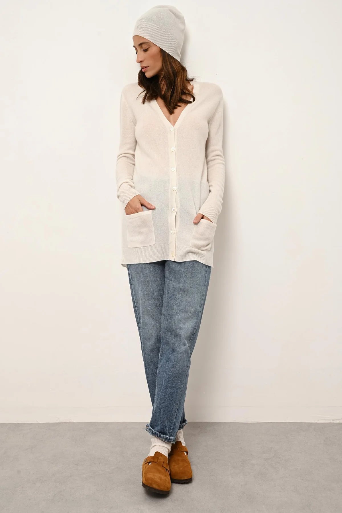 Beanie - Ginger - Ivory