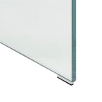 Ginza - Bedside Table - Tempered Glass - Clear