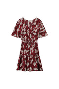 Vestido Corto Giulia Burgundy