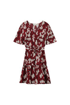 Vestido Corto Giulia Burgundy