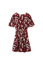 Vestido Corto Giulia Burgundy