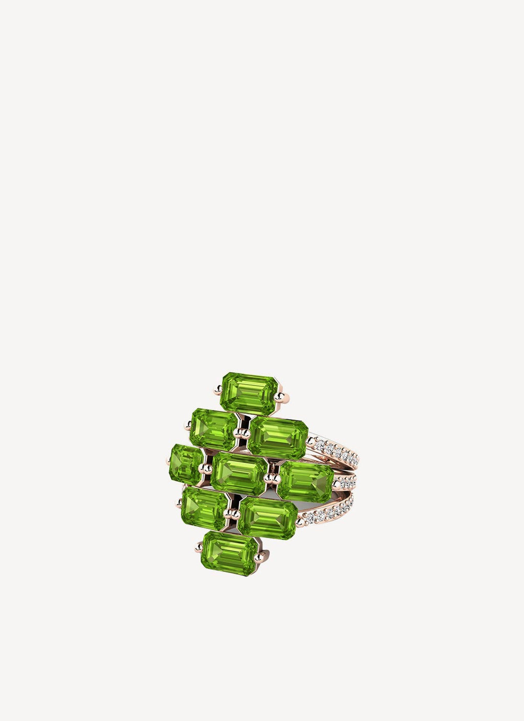 Givenchy - Chito Ring - Green/Silvery - Femme