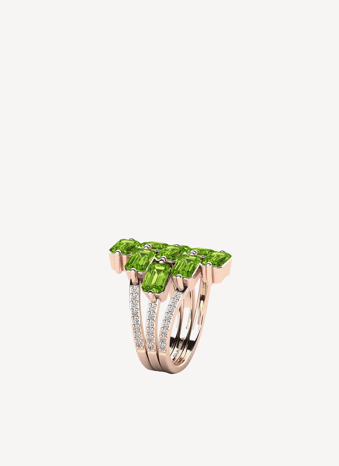 Givenchy - Chito Ring - Green/Silvery - Femme